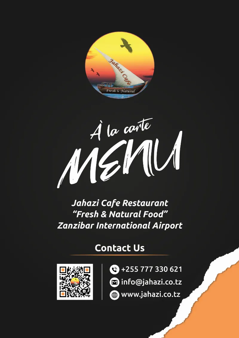 Jahazi Menu