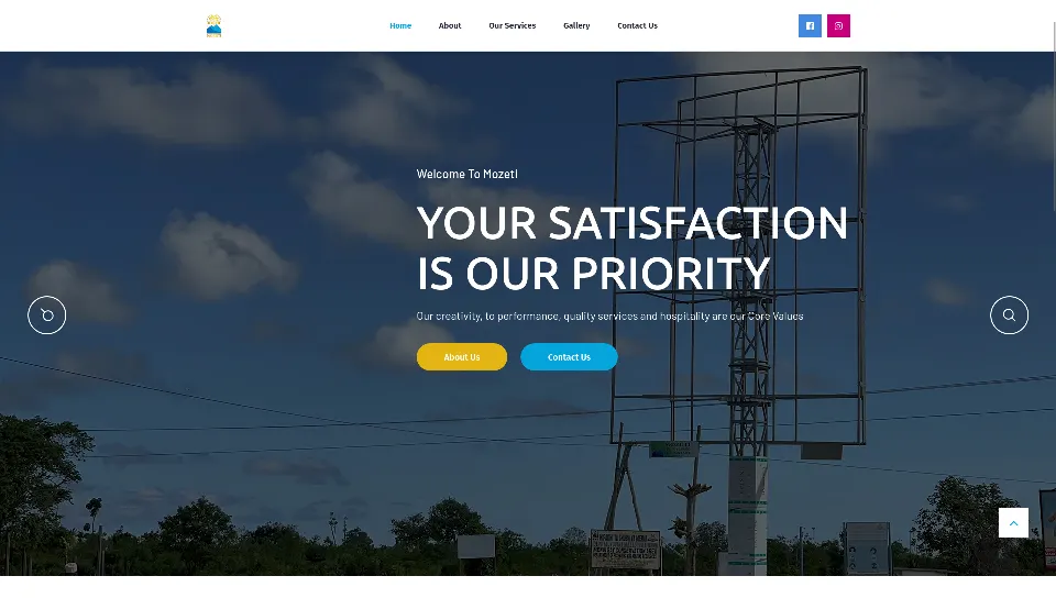 Mozeti Website
